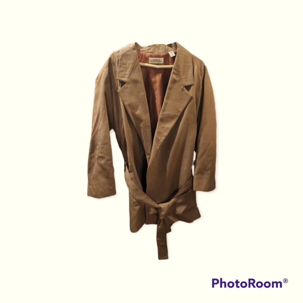 Vintage Linda Allard Ellen Tracy Long Coat